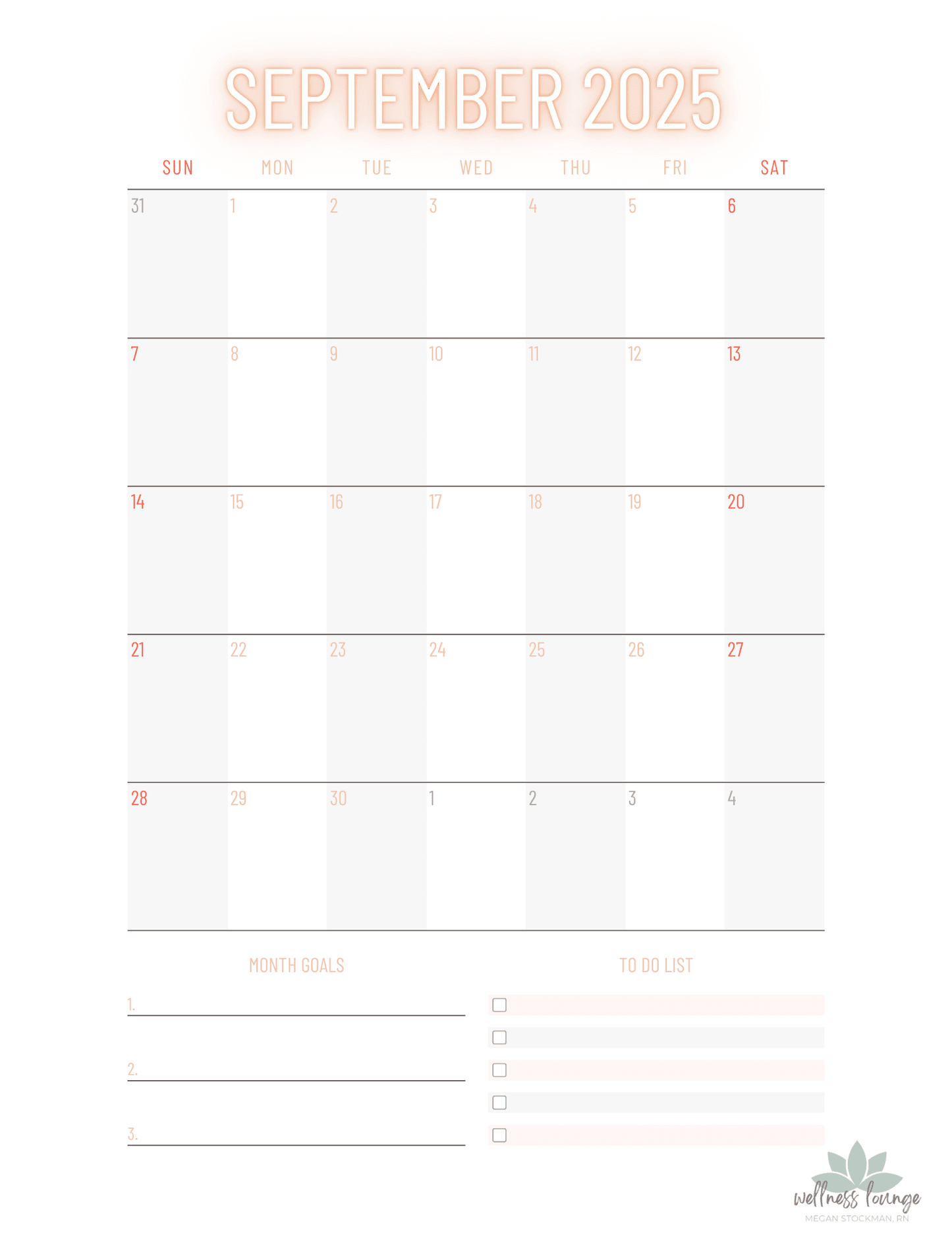 Everyday Wellness - Yearly 2025 Wellness Planner – Stay Organized & Balanced All Year - Wellness Lounge