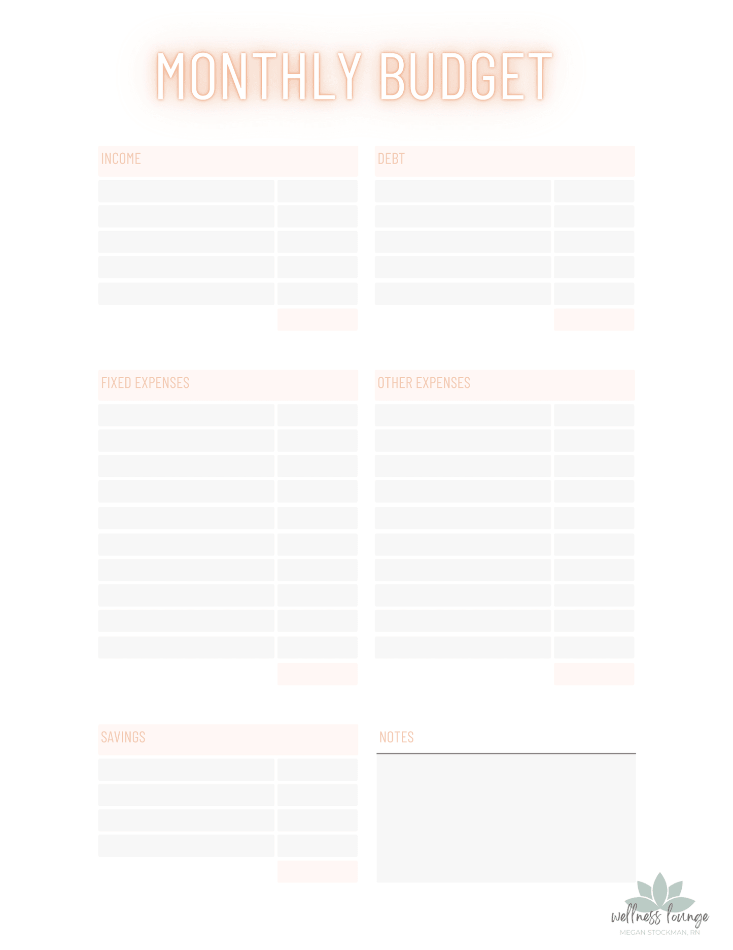 Everyday Wellness - Yearly 2025 Wellness Planner – Stay Organized & Balanced All Year - Wellness Lounge