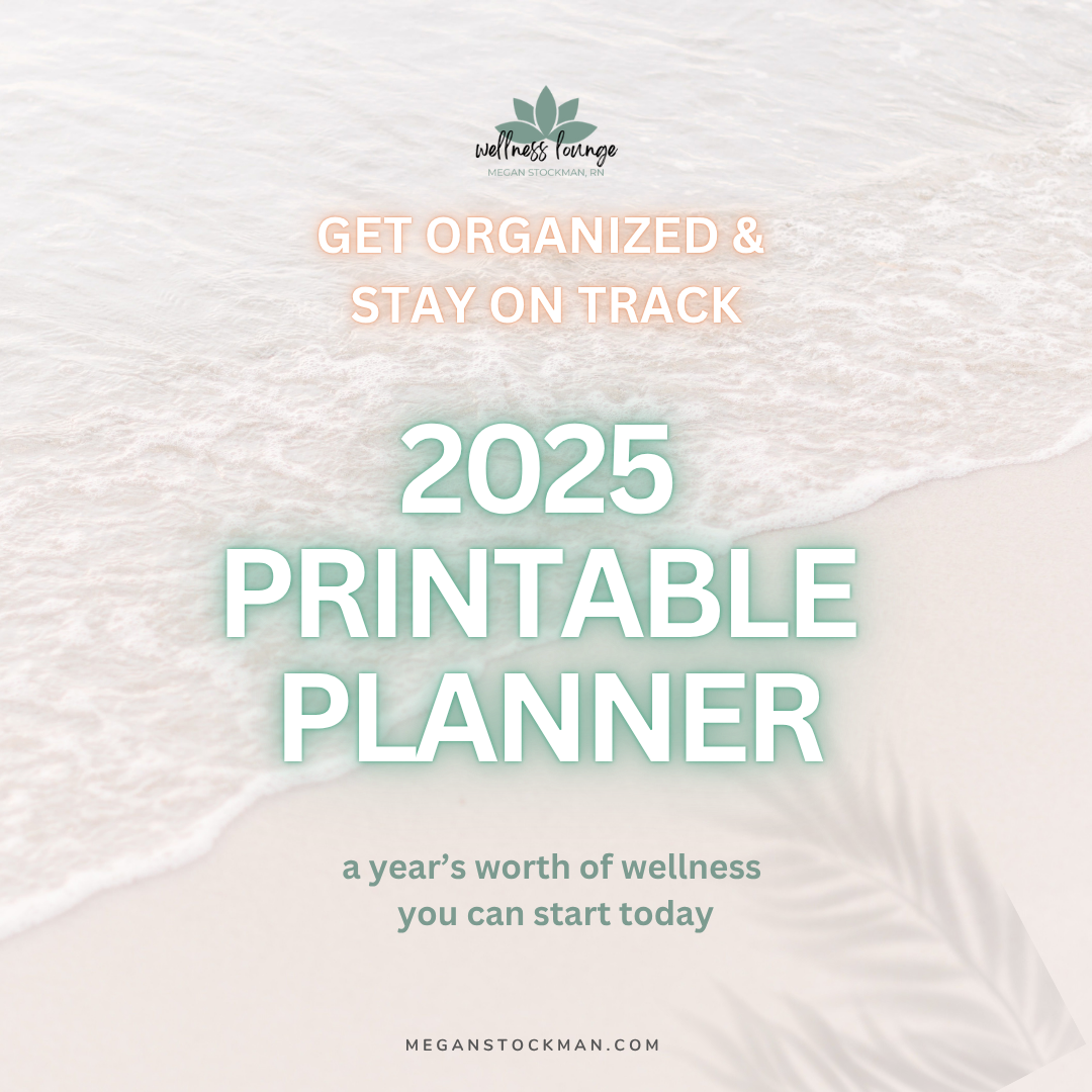 Everyday Wellness - Yearly 2025 Wellness Planner – Stay Organized & Balanced All Year