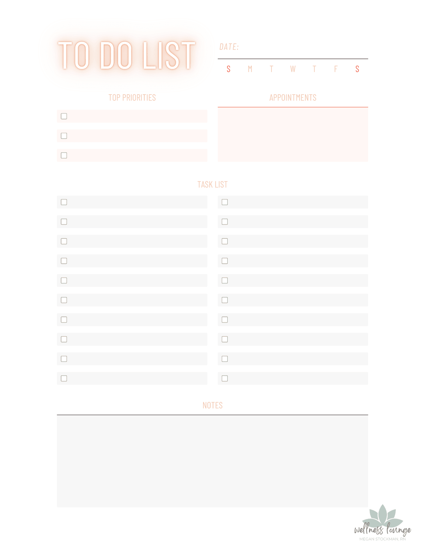 Everyday Wellness - Yearly 2025 Wellness Planner – Stay Organized & Balanced All Year - Wellness Lounge