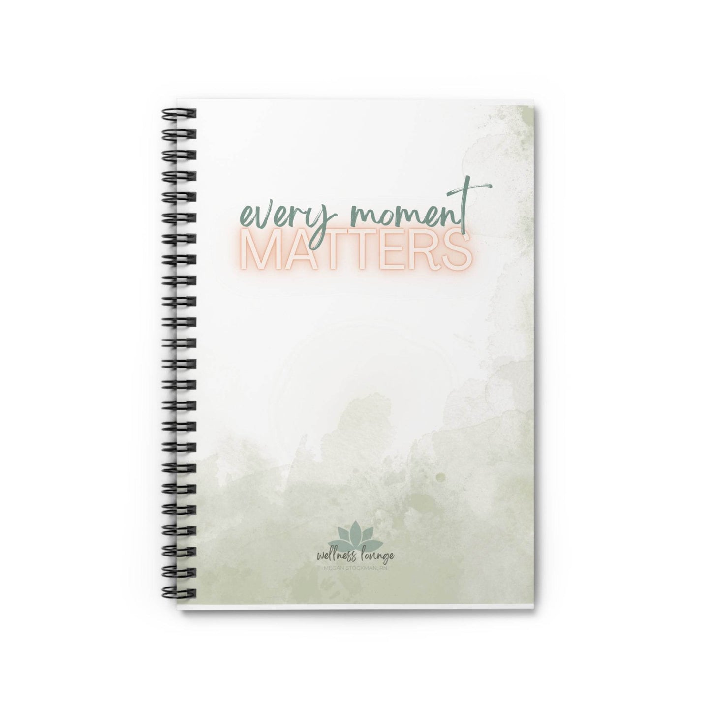 Everyday Wellness - Spiral Notebook - Ruled Lined Pages - Wellness Lounge