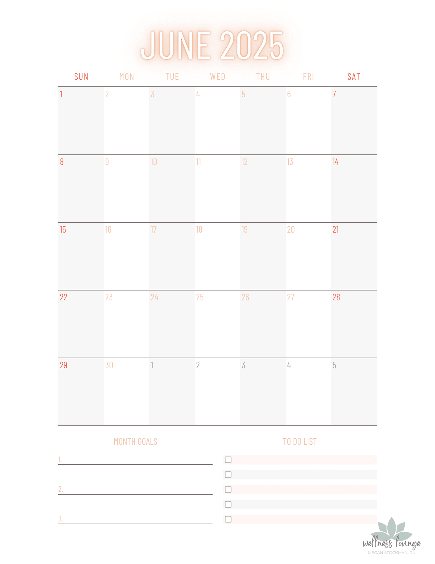 Everyday Wellness - Yearly 2025 Wellness Planner – Stay Organized & Balanced All Year - Wellness Lounge