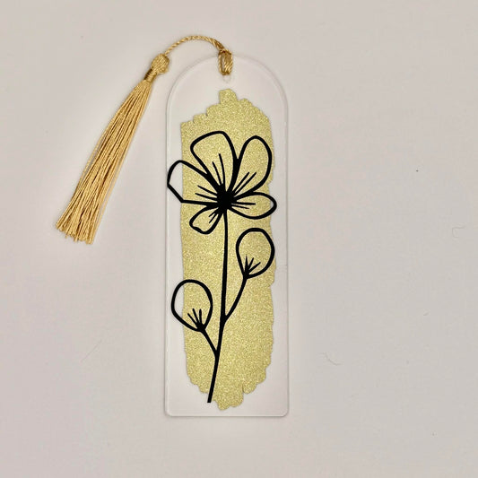 Acrylic Bookmark ~ Poppy