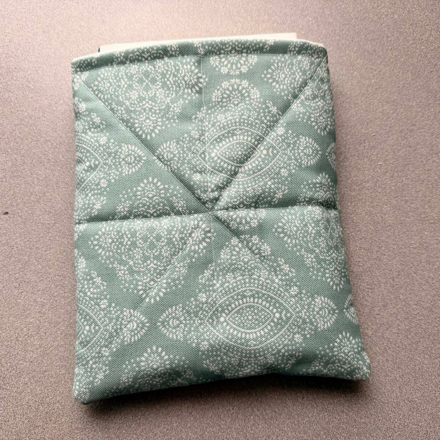 Book Sleeve ~ Sea Glass Teal