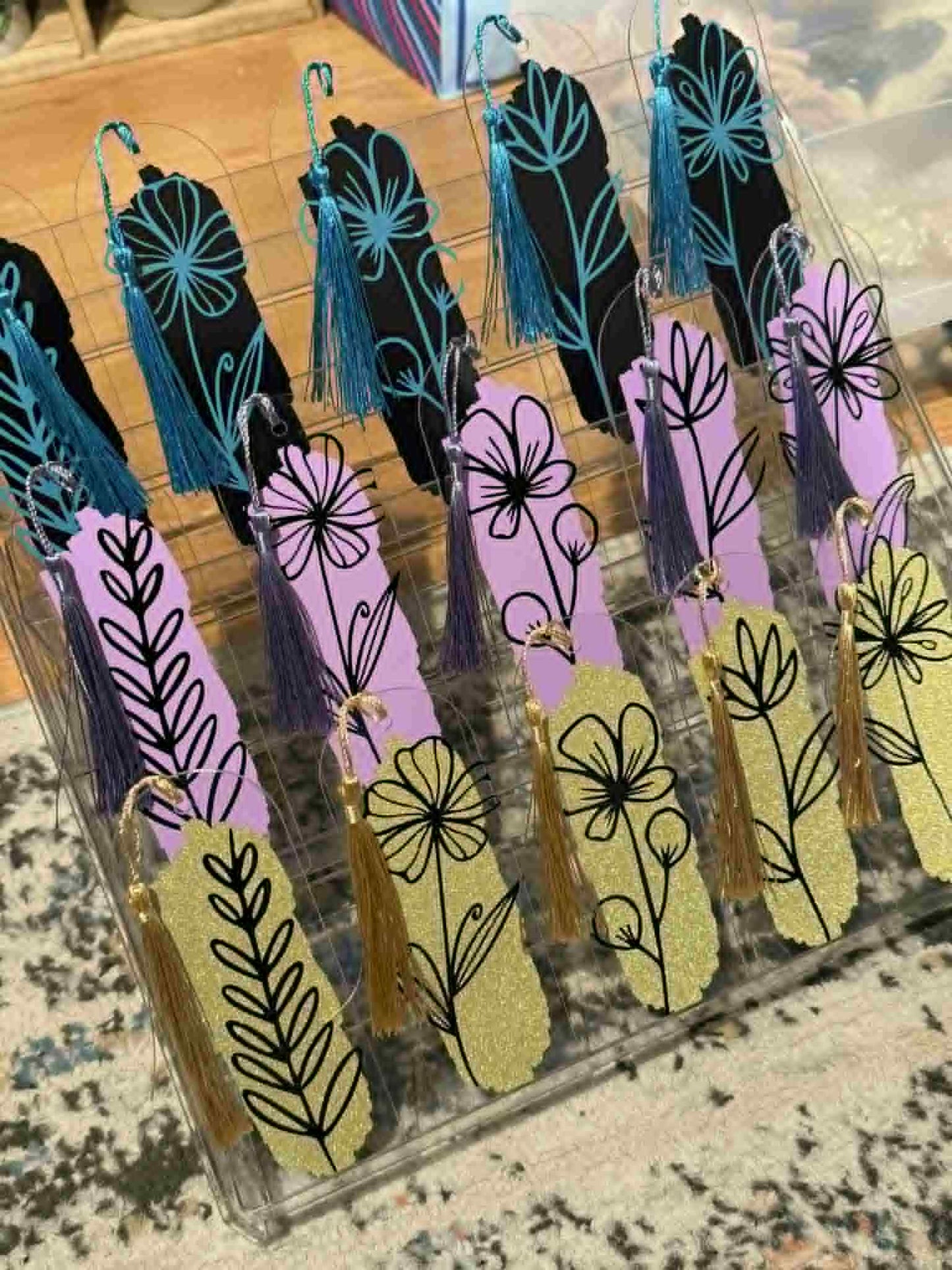 Acrylic Bookmark - Handmade for Cozy Reads