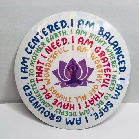Inspirational Vinyl Stickers - Affirmations Collection - Wellness Lounge
