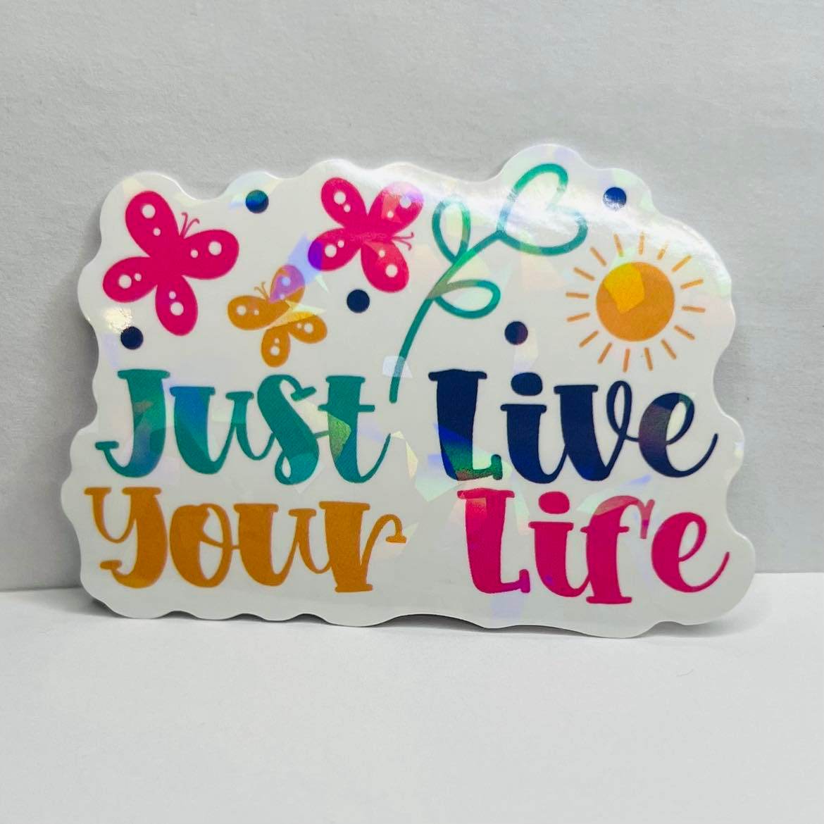 Inspirational Vinyl Stickers - A Life of Joy & Gratitude Collection - Wellness Lounge