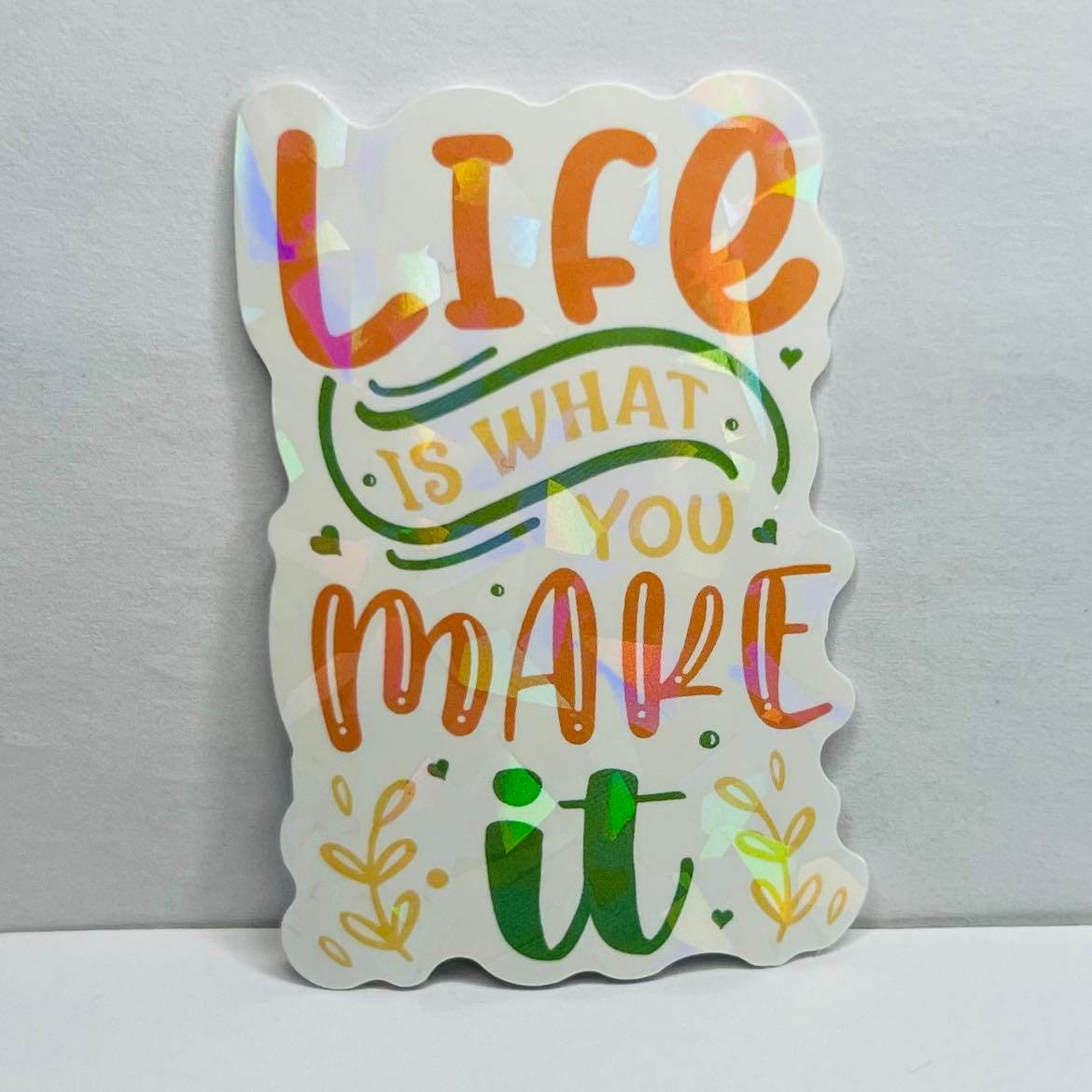 Inspirational Vinyl Stickers - A Life of Joy & Gratitude Collection - Wellness Lounge