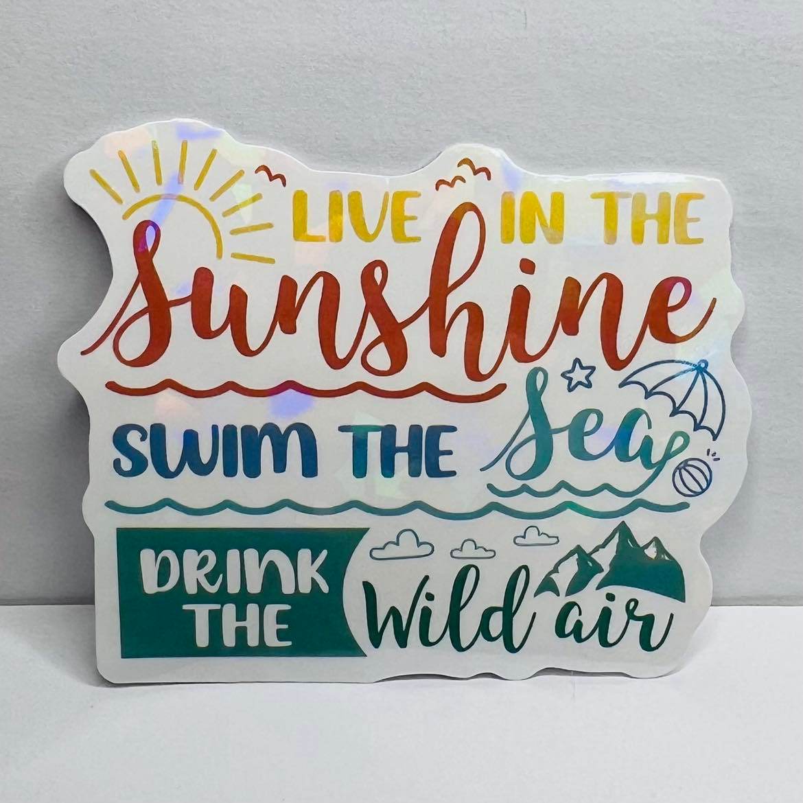 Inspirational Vinyl Stickers - Sunshine Collection - Wellness Lounge