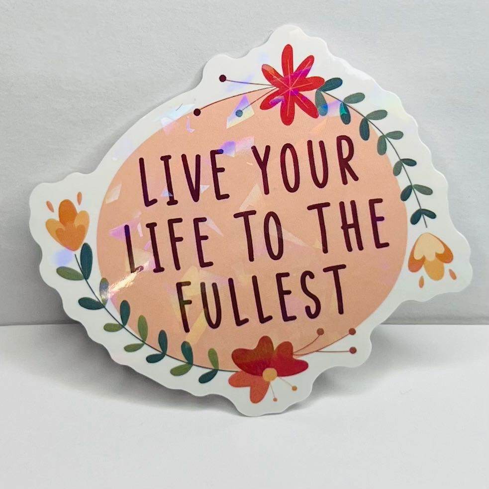 Inspirational Vinyl Stickers - A Life of Joy & Gratitude Collection - Wellness Lounge