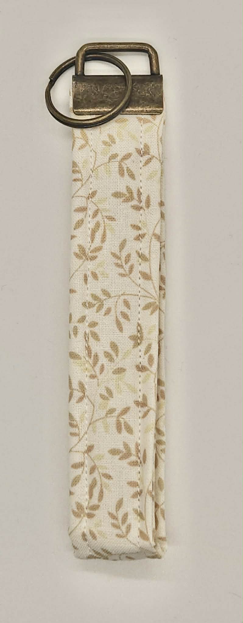 Wristlet Keychain ~ Linen Vines
