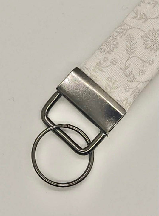 Wristlet Keychain ~ Quiet Floral