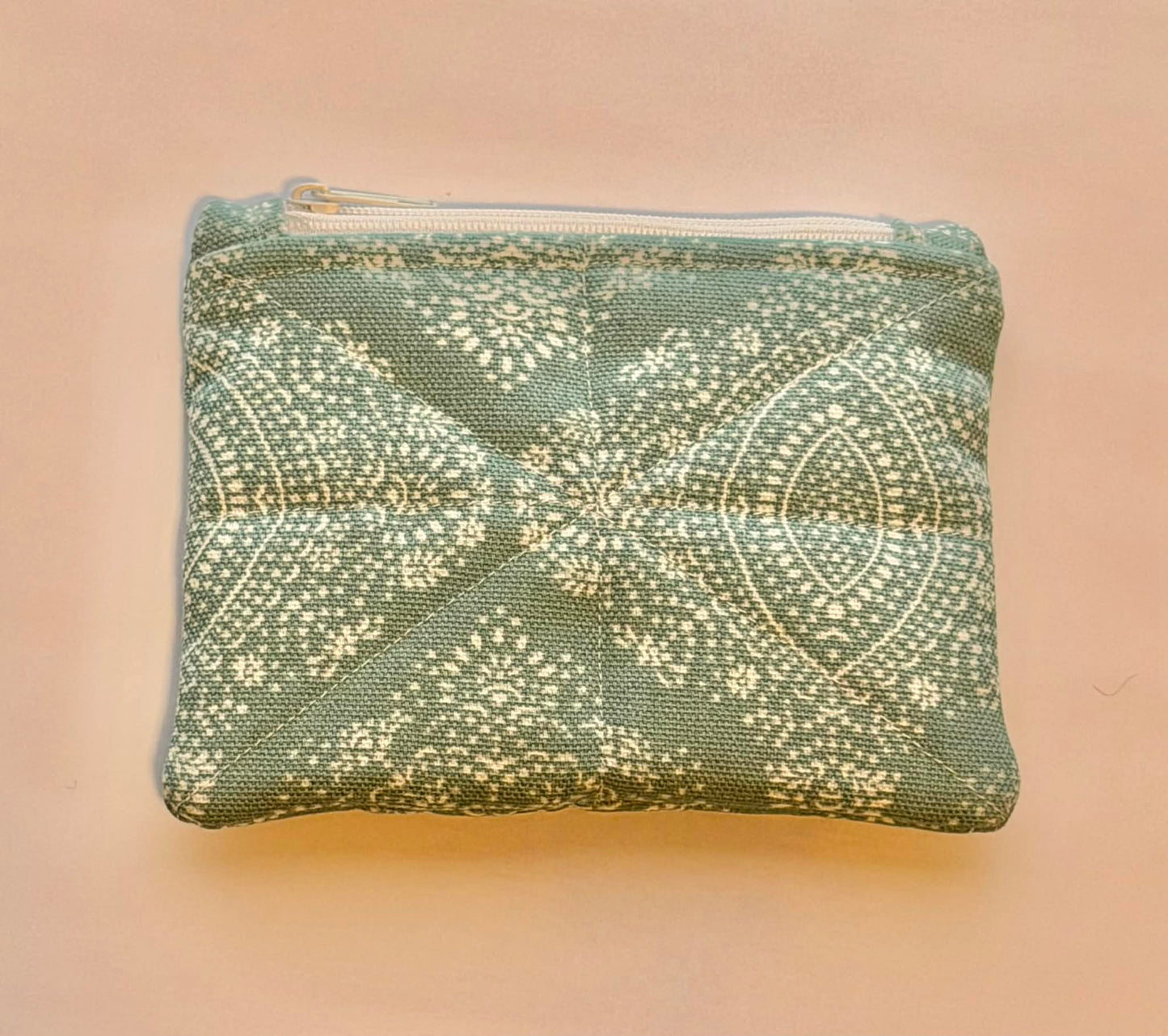 Zipper Pouch ~ Sea Glass Teal