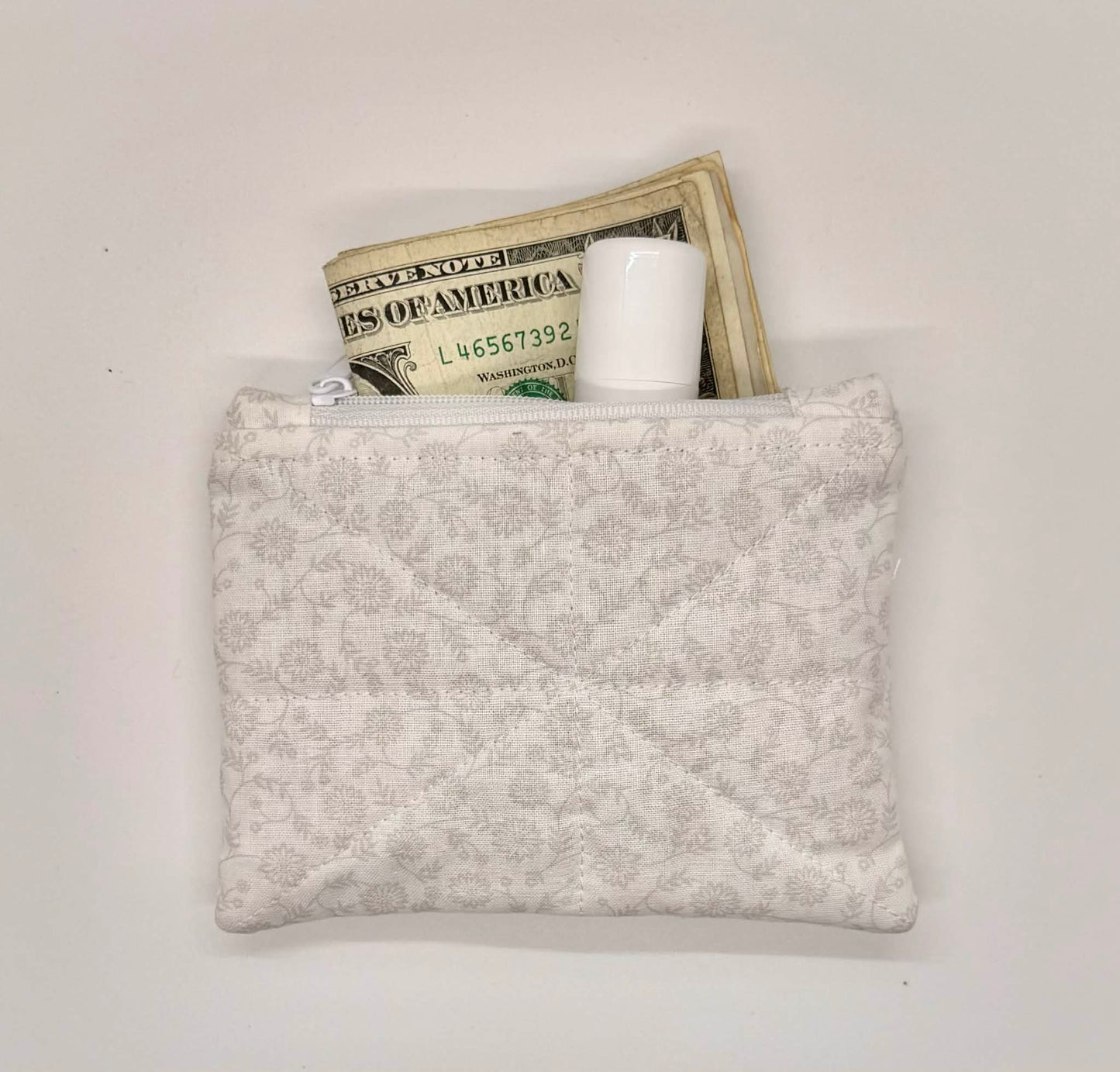 Zipper Pouch ~ Quiet Floral