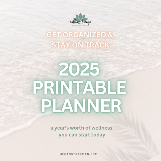 Everyday Wellness - Yearly 2025 Wellness Planner – Stay Organized & Balanced All Year