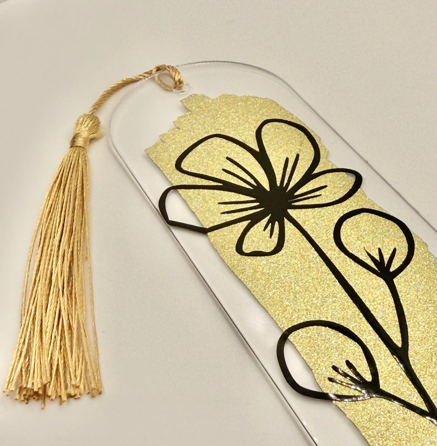 Acrylic Bookmark ~ Poppy