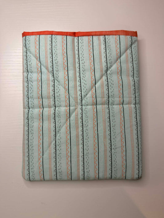 Quilted Book Sleeve ~ Arctic Triangle