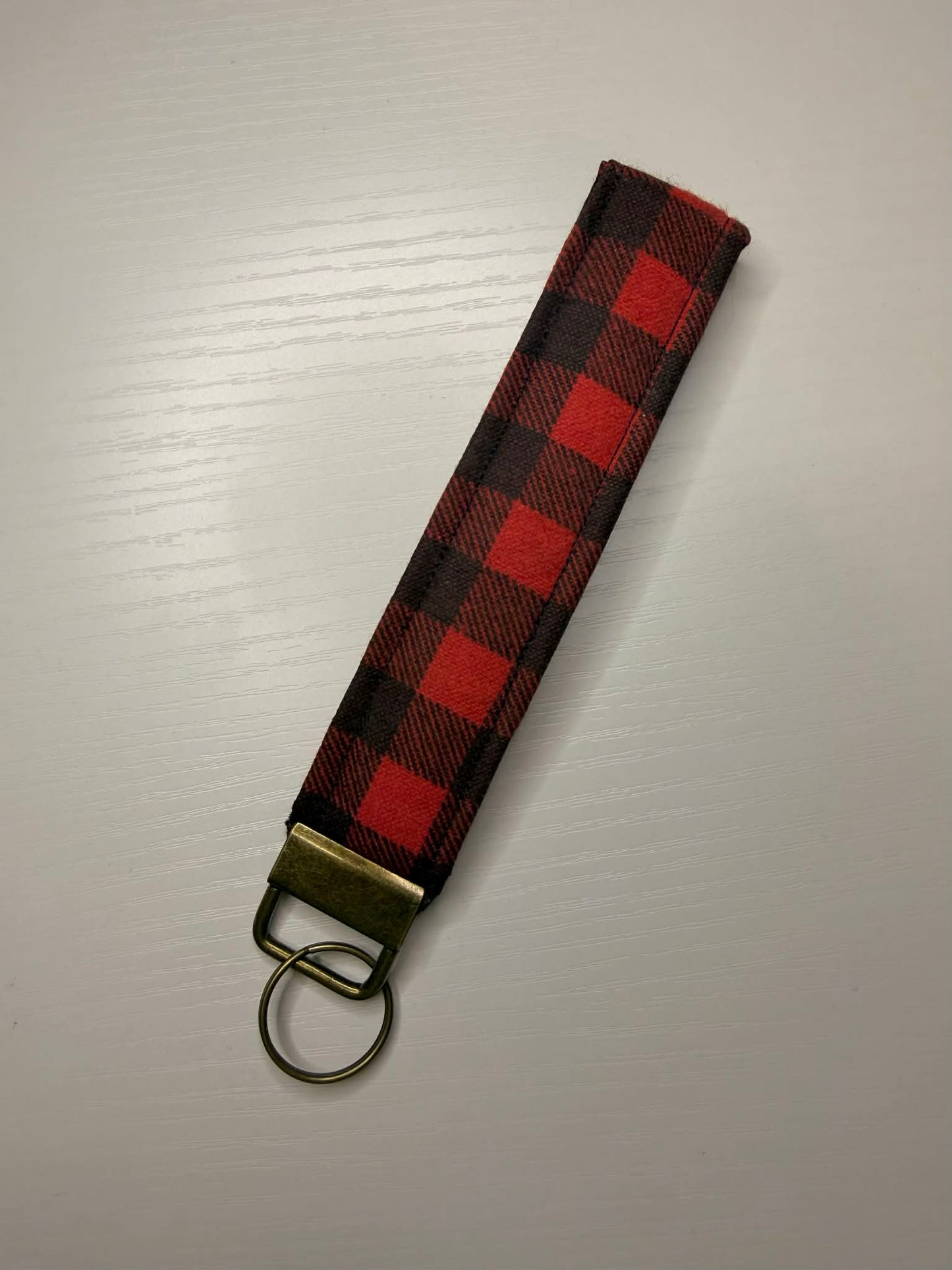 Quilted Fabric Keychain