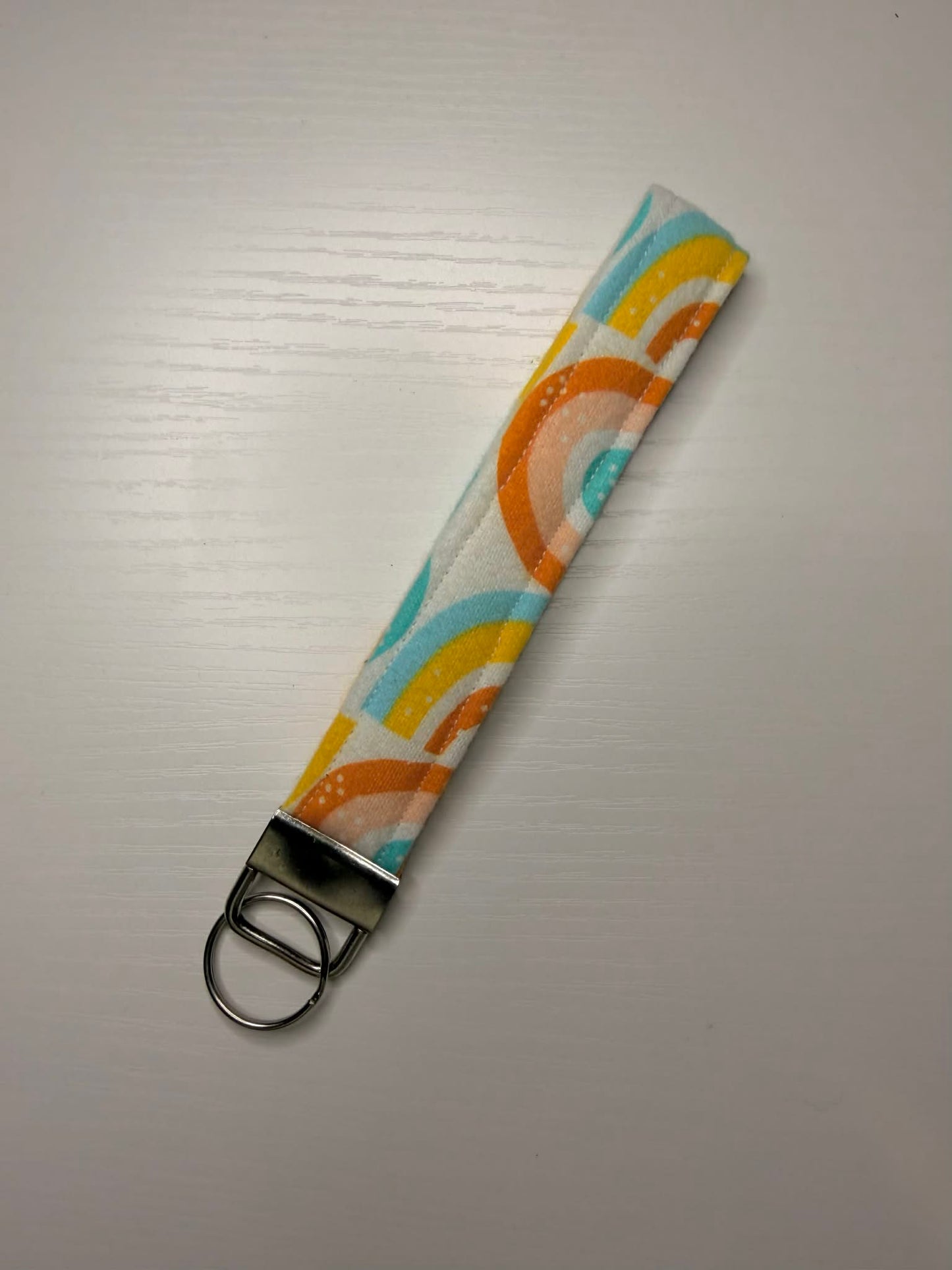 Quilted Fabric Keychain