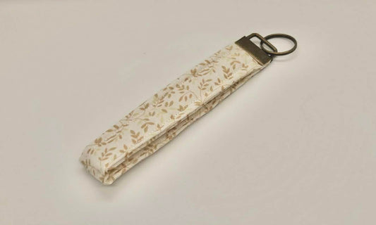Wristlet Keychain ~ Linen Vines