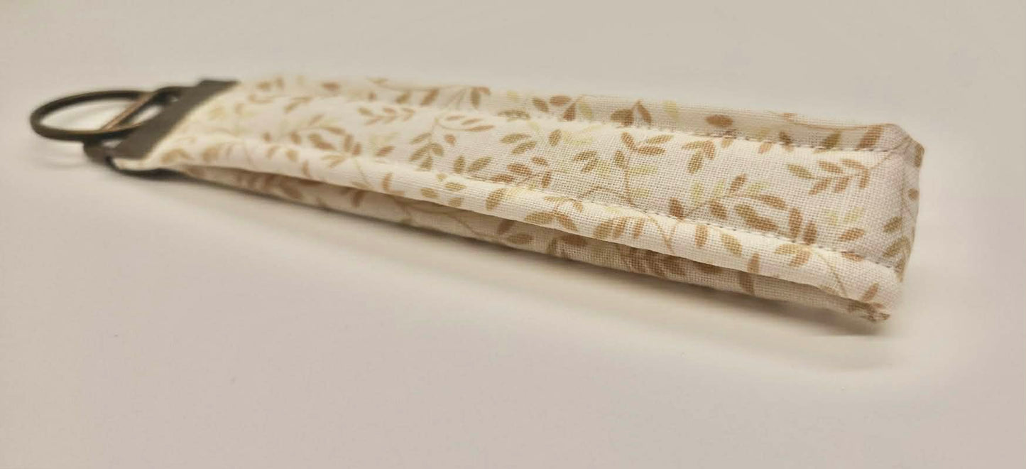Wristlet Keychain ~ Linen Vines