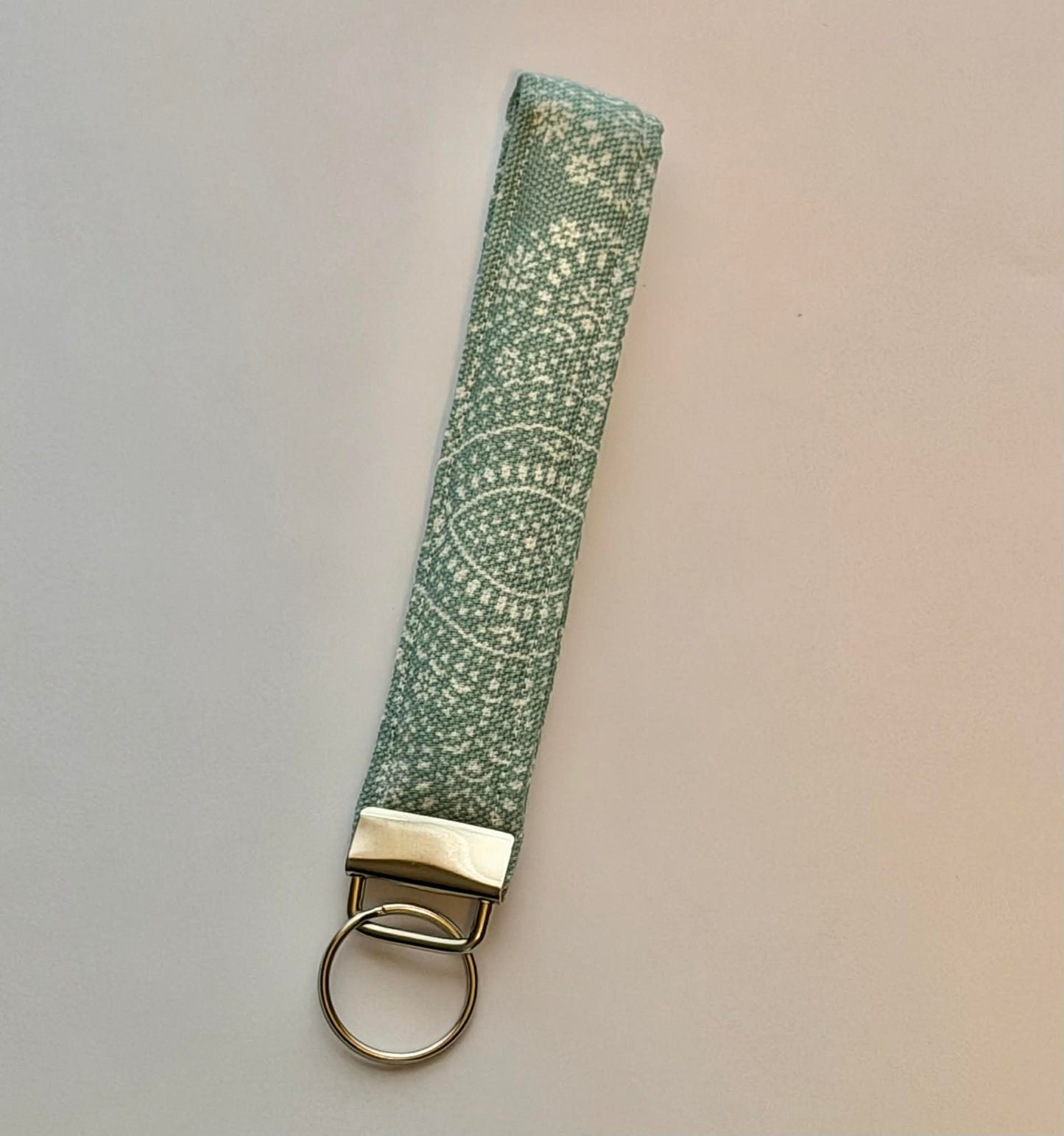 Wristlet Keychain ~ Sea Glass Teal