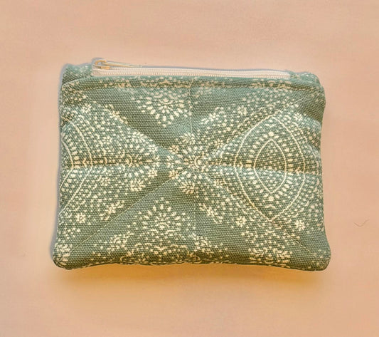 Zipper Pouch ~ Sea Glass Teal