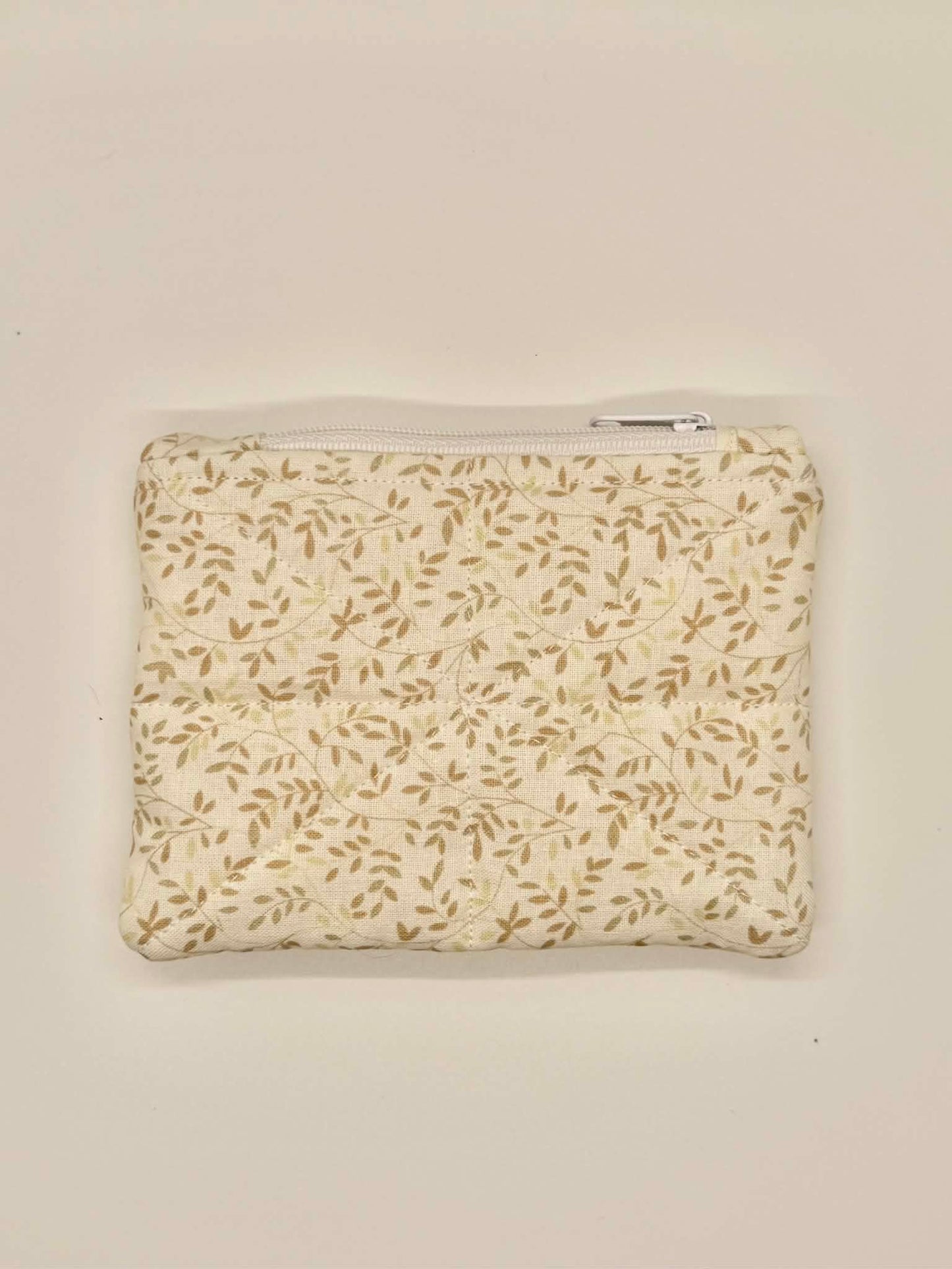 Zipper Pouch ~ Linen Vines