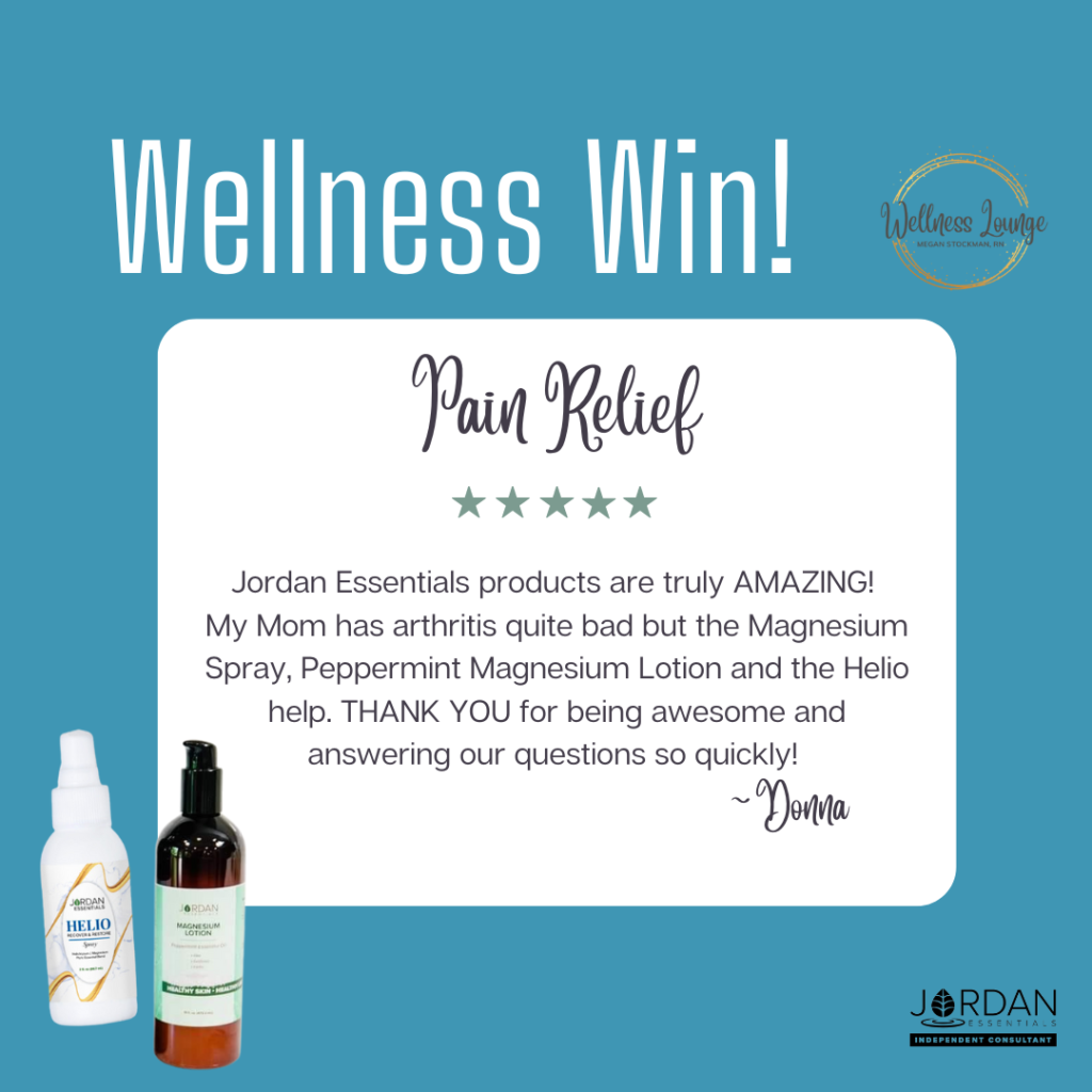 wellness lounge, wellness win, testimonial, pain relief