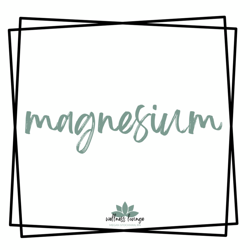 magnesium, wellness lounge magnesium