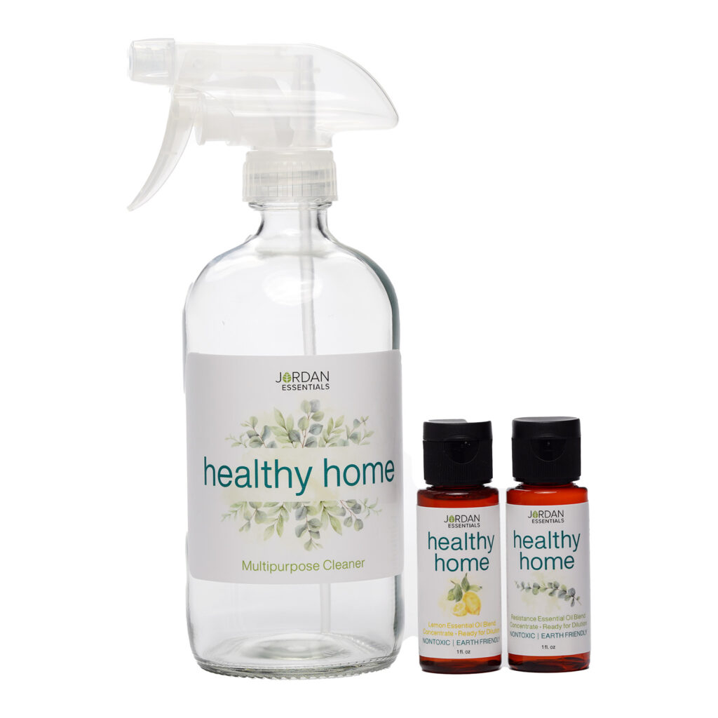 healthy home cleaning system, using essential oils in the kitchen