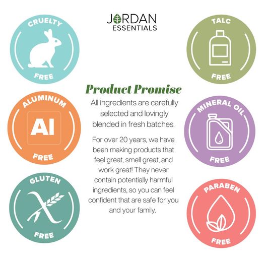 jordan essentials product promise, why you deserve paraben free products